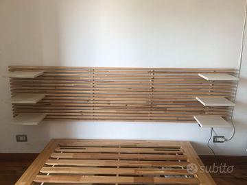 Letto con contenitore e scrivania+sedia