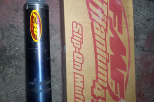 Silenziatore scarico terminale in titanio