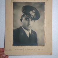 Foto PILOTA REGIA AERONAUTICA 1927 Bitonto Bari 