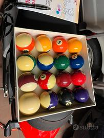 2 set palle da biliardo 