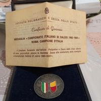 medaglia ufficiale Roma scudetto 1982/83