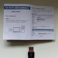 Mini adattatore USB WiFi 6 alta velocità