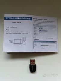 Mini adattatore USB WiFi 6 alta velocità