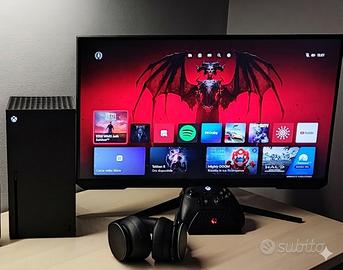Series X 1TB/monitor gaming/cuffie Xbox/altro...