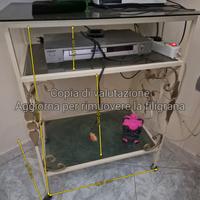 carrellino in ferro battuto 