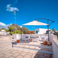 Mancaversa, app. 6p con terrazza vista spiaggetta