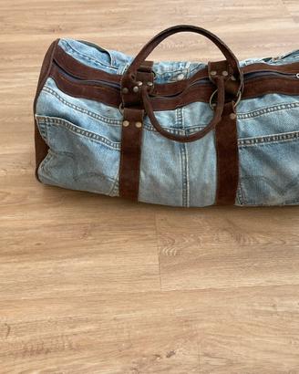 Borsone in jeans - 55 x 30 cm