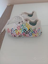 scarpe sketchers bambina con stringhe 32