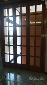 porte all'inglese in legno massello douglas