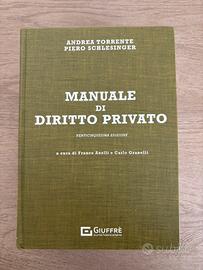 Libro manuale di diritto privato Torrente