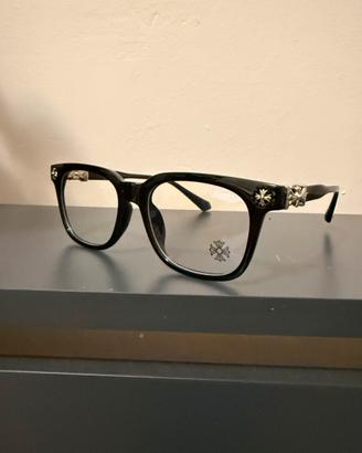 occhiali neri chrome hearts 2
