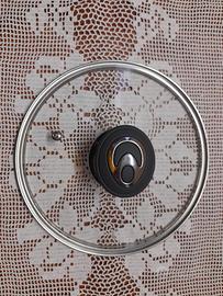 Coperchio in vetro temperato diam 20 cm nuovo