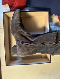 Stivali Made in italy 41 scamosciati