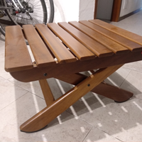 Tavolino poggiapiedi Foppapedretti da esterno