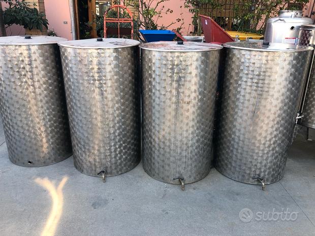 Botte serbatoio usato in acciaio inox da litri 500