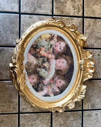 Quadretto ovale decorativo “Via Veneto”