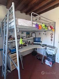 LETTO A SOPPALCO UNA PIAZZA E MEZZO