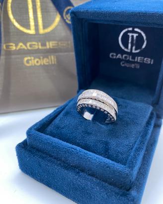 ANELLO IN ORO BIANCO E DIAMANTI