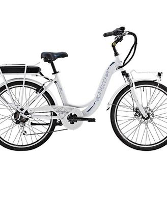 bici elettrica con cestino e seggiolino nuovo 