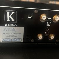 Pre amplificatore valvole + 2 amplificatori finali