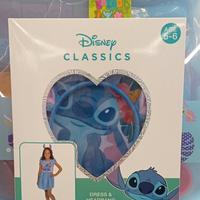 Vestito Carnevale con Diadema Stitch Disney 