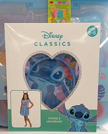 Vestito Carnevale con Diadema Stitch Disney 