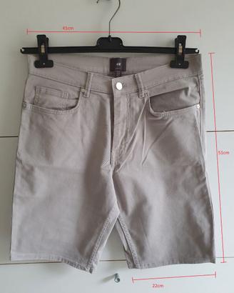 Pantaloncini H&M chino grigi 31
