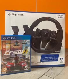 Volante hori RWA wheel apex + The crew 2 Ps4