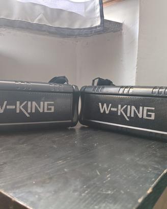 Speakers bluetooth W-KING V8 - Coppia
