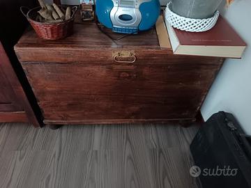 cassapanca in legno 