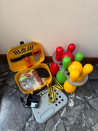 Kit attrezzi e birilli per bambini