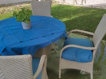 set tavolo da giardino 