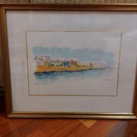 Alghero- 2 vedute ad acquarello