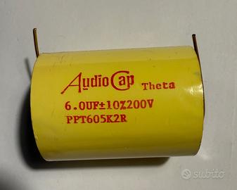 4 Condensatori Audiocap Theta 6uF - NOS