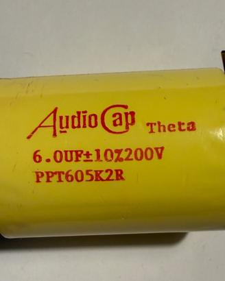 4 Condensatori Audiocap Theta 6uF - NOS
