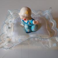 Lotto 12 ceramica bomboniere 3€ cad. battesimo 