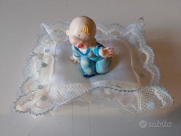 Lotto 12 ceramica bomboniere 3€ cad. battesimo 