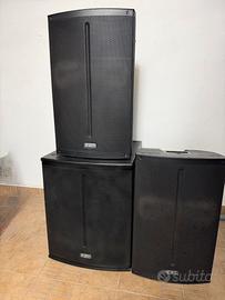 Sistema PA Completo FBT: 2x X-Lite 115A + 1x X-Sub