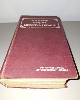 Manuale medicina legale 1921