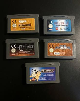 Lotto Giochi Game Boy Advance Originali