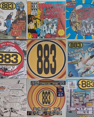 Vinili 883: 8 album in vinile NUOVI