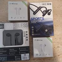 Cuffie auricolari bluetooth nuove