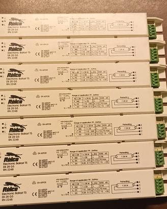 Lotto 7 Reattori Elettronici Relco EB 28 G5 per La