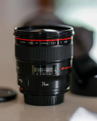 Ottica Canon EF 24 f1,4 II USM