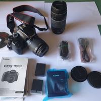 Canon EOS 1100D fotocamera reflex digitale con obi