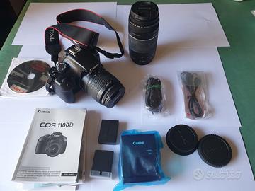Canon EOS 1100D fotocamera reflex digitale con obi