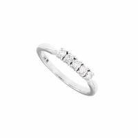 Anello fedina con diamanti - N462