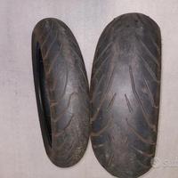coppia gomme moto pirelli angel st 120 180