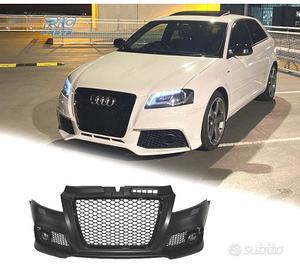 PARAURTI ANTERIORE AUDI A3 8P 08-12 LOOK RS3 PDC