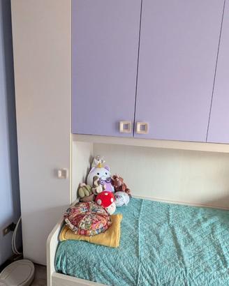 Letto con ponte a 6 ante